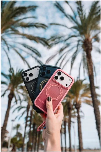 OtterBox Sole Series MagSafe Apple iPhone Air Hoesje met Draaglus Roze afbeelding 4