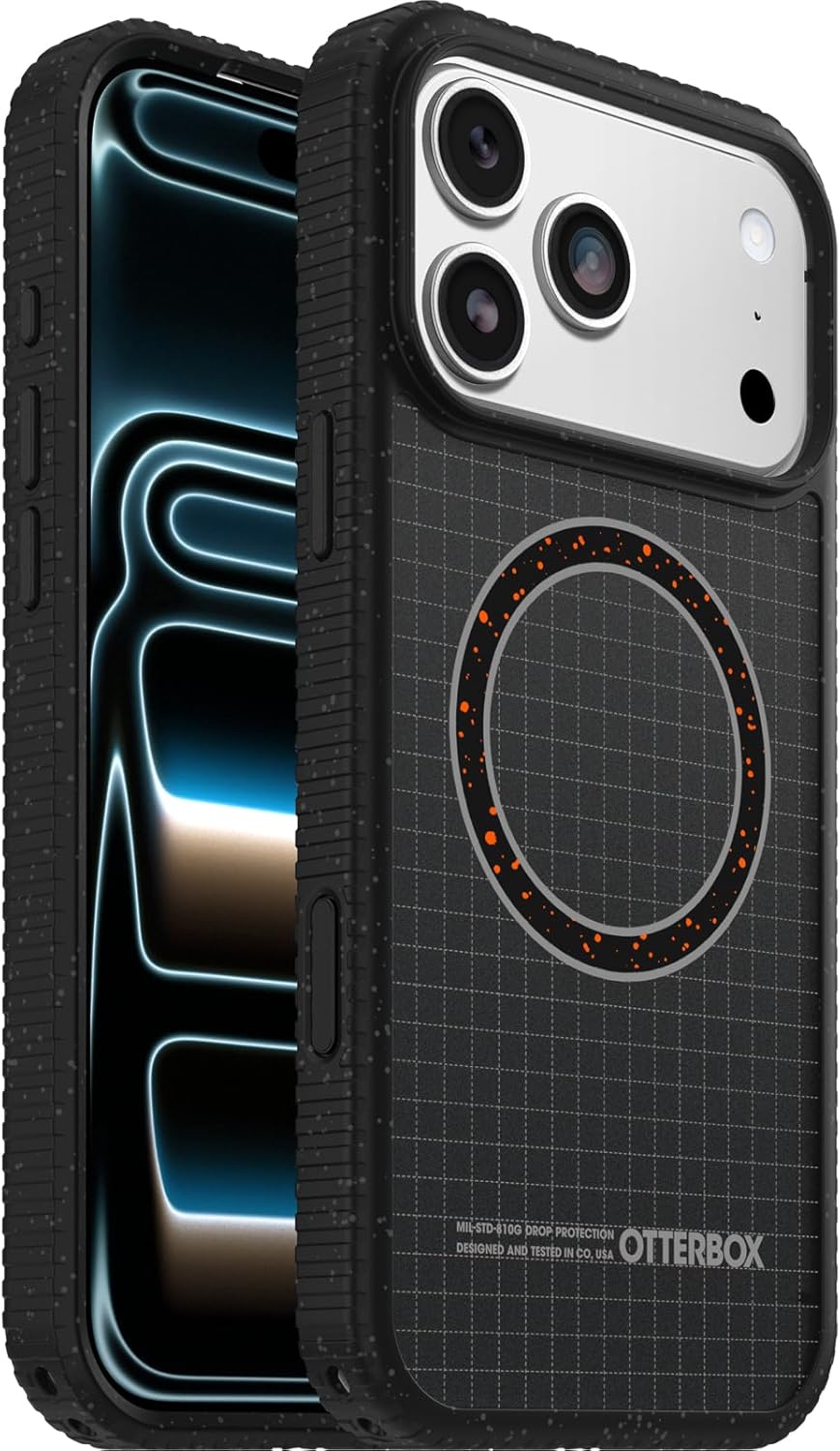 OtterBox Sole Series MagSafe Apple iPhone 17 Pro Max Hoesje met Draaglus Zwart afbeelding 1