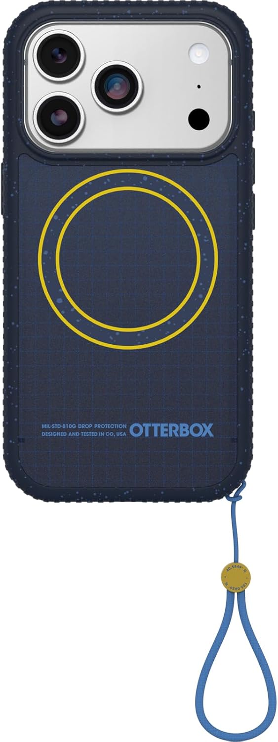 OtterBox Sole Series MagSafe Apple iPhone 17 Pro Hoesje met Draaglus Blauw afbeelding 2