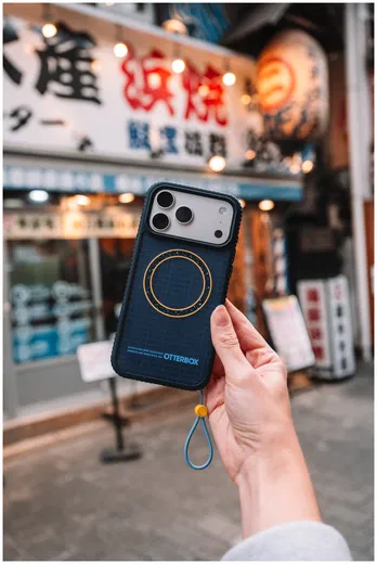 OtterBox Sole Series MagSafe Apple iPhone 17 Pro Hoesje met Draaglus Blauw afbeelding 3