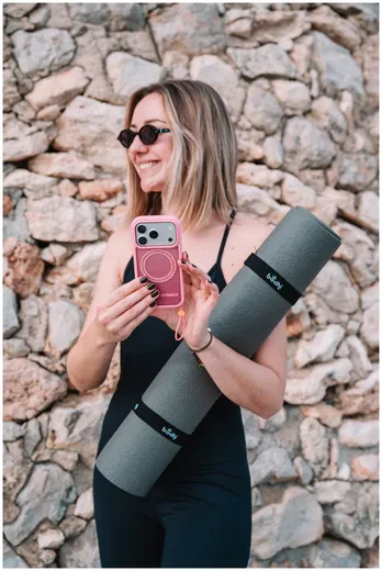 OtterBox Sole Series MagSafe Apple iPhone 17 Pro Hoesje met Draaglus Roze afbeelding 3