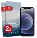Rosso Apple iPhone 12 / 12 Pro 9H Tempered Glass Screen Protector - Duo Pack