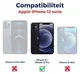 Rosso Apple iPhone 12 / 12 Pro 9H Tempered Glass Screen Protector - Duo Pack afbeelding 9