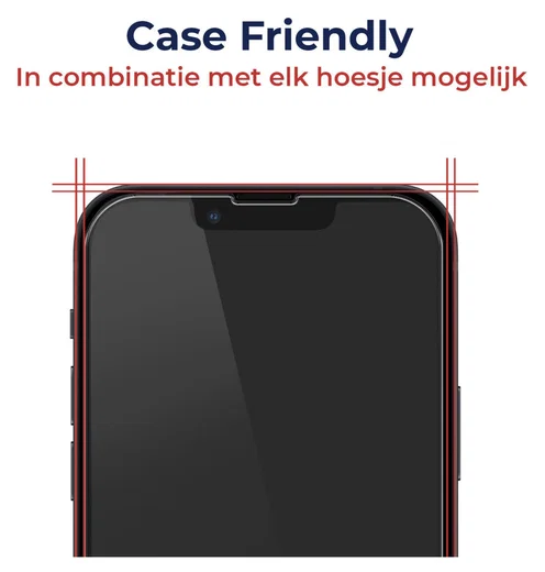 Rosso Apple iPhone 13 / 13 Pro 9H Tempered Glass Screen Protector - Duo Pack afbeelding 4
