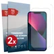 Rosso Apple iPhone 13 Mini 9H Tempered Glass Screen Protector - Duo Pack