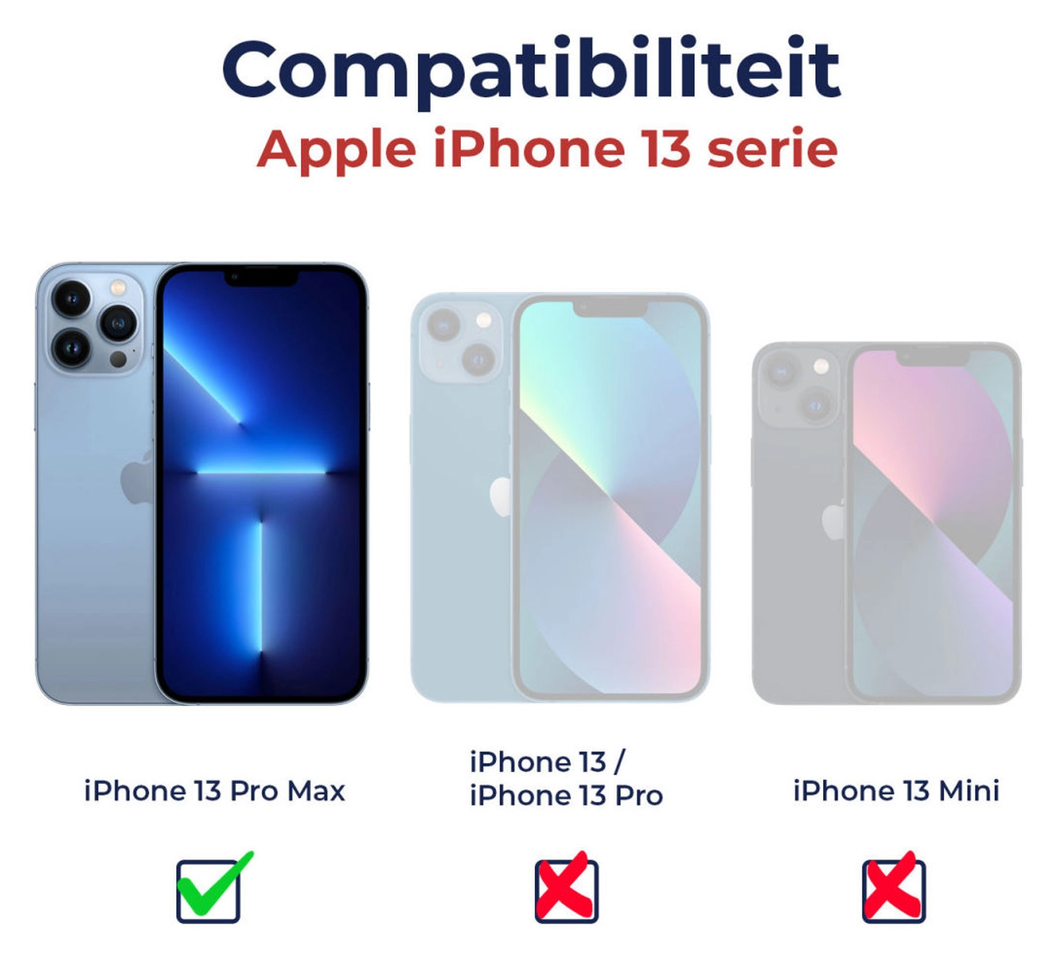 Rosso Apple iPhone 13 Pro Max 9H Tempered Glass Screen Protector - Duo Pack afbeelding 8