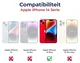 Rosso Apple iPhone 14 Plus 9H Tempered Glass Screen Protector - Duo Pack afbeelding 9