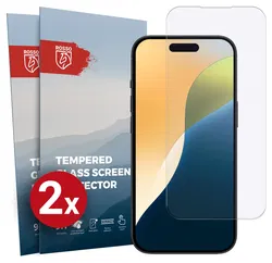 Rosso Apple iPhone 17 Pro Max 9H Tempered Glass Screen Protector - Duo Pack afbeelding