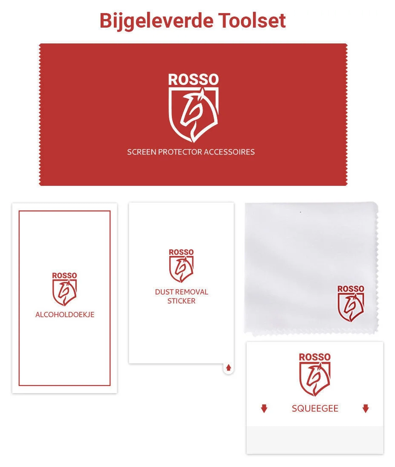 Rosso Apple iPhone 17 / 17 Pro 9H Tempered Glass Screen Protector - Duo Pack afbeelding 5