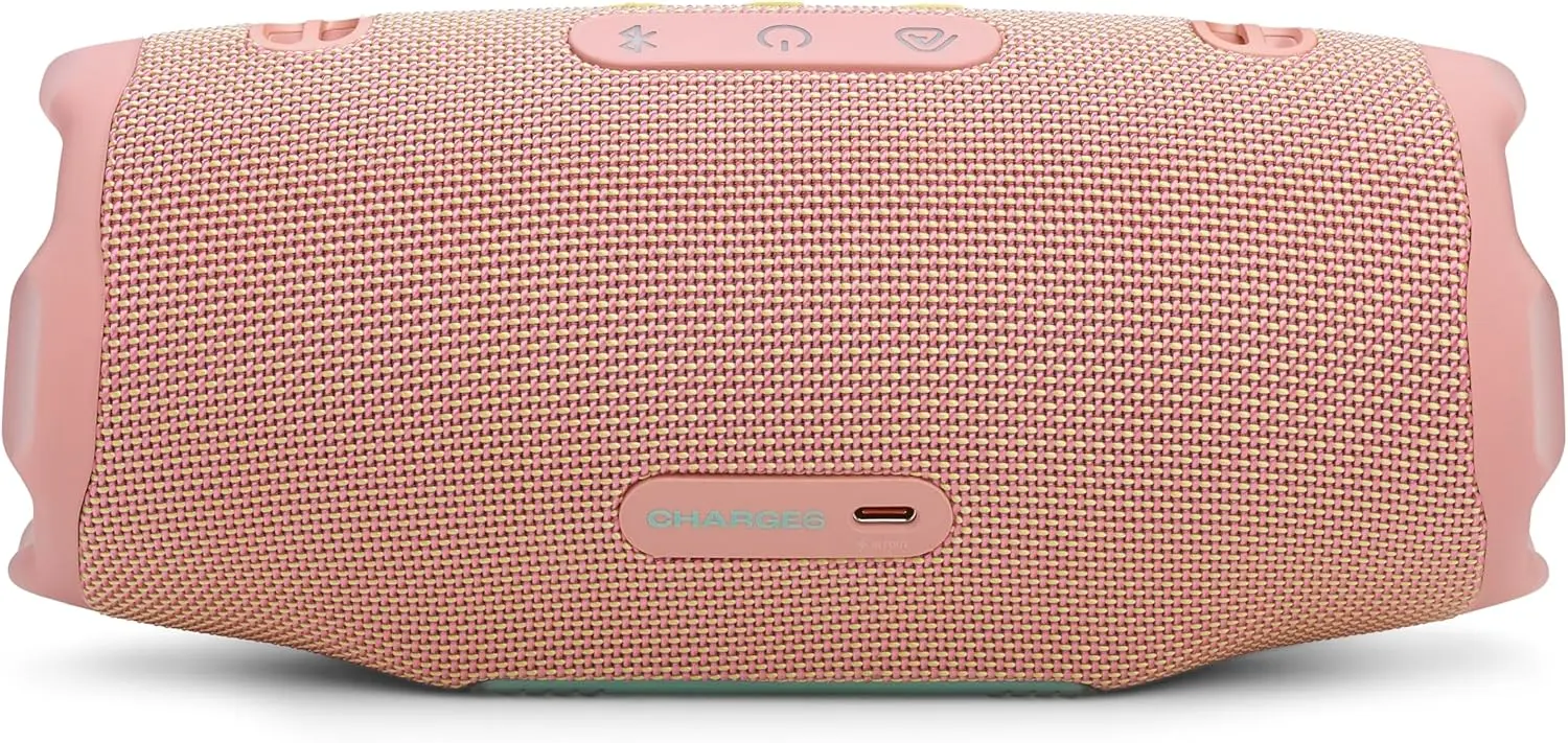 JBL Charge 6 Draadloze Bluetooth Speaker met Ingebouwde Powerbank Roze afbeelding 9