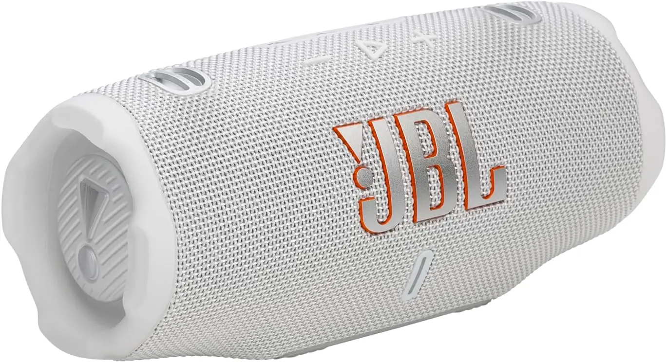 JBL Charge 6 Draadloze Bluetooth Speaker met Ingebouwde Powerbank Wit afbeelding 1
