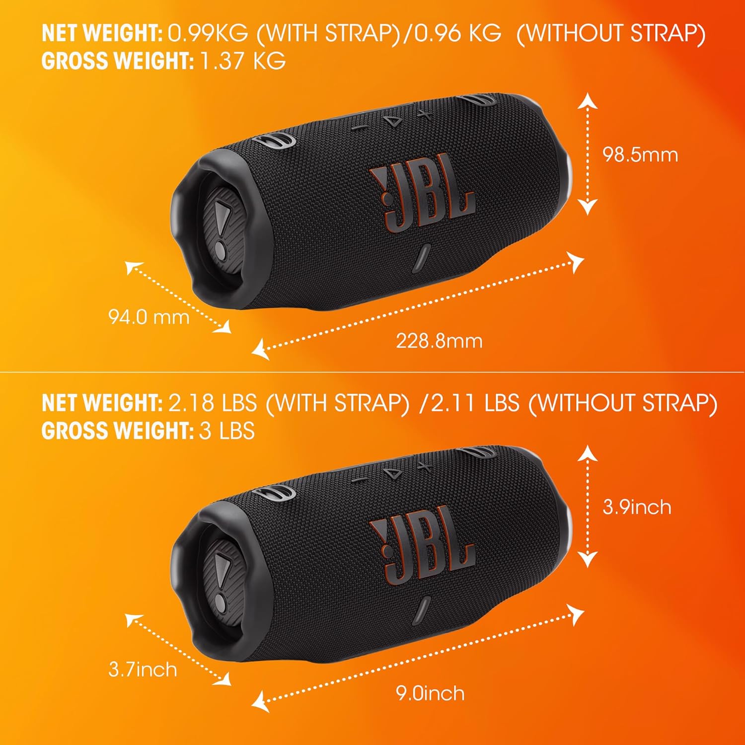 JBL Charge 6 Draadloze Bluetooth Speaker met Ingebouwde Powerbank Wit afbeelding 8