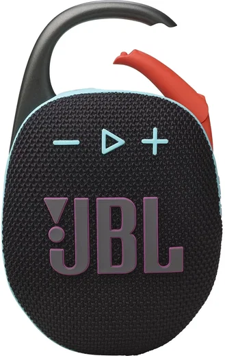 JBL Clip 5 Draadloze Bluetooth Speaker Zwart Oranje afbeelding 1