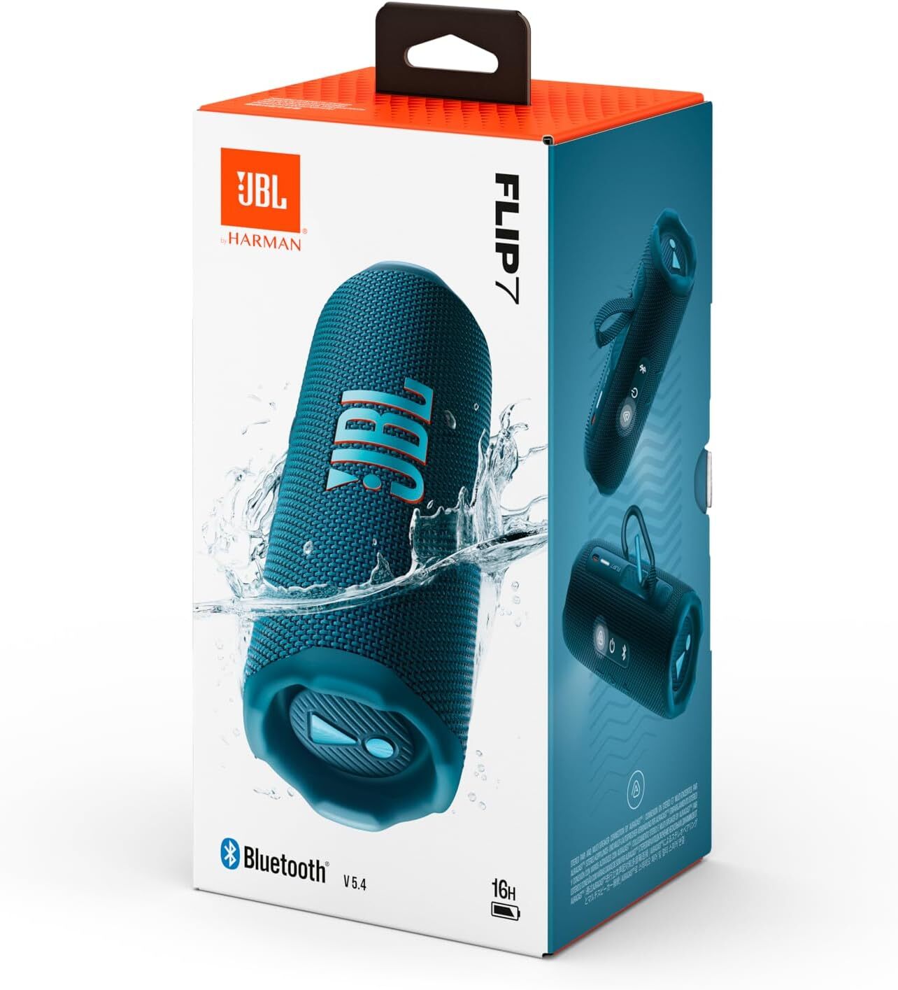 JBL Flip 7 Draadloze Draagbare Bluetooth Speaker met IP68 Blauw afbeelding 15