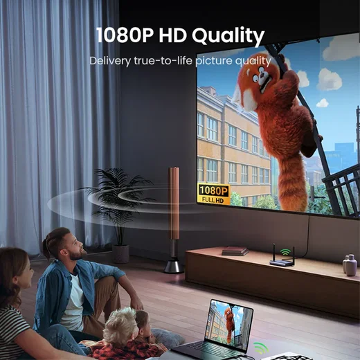 UGREEN CM506 Draadloze HDMI Extender 1080p met 50m Bereik Grijs afbeelding 2