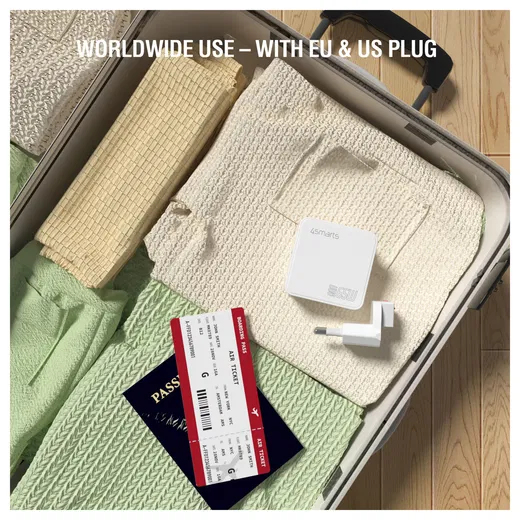 4smarts 65W GaN Flex 3-in-1 Oplader en Hub met HDMI Ingang 4K / 60Hz Wit afbeelding 5