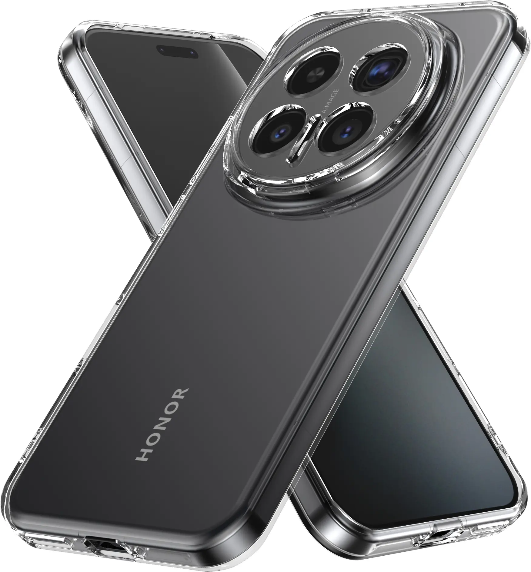 Honor Magic 8 Pro Hoesje Dun TPU Back Cover Transparant afbeelding 1