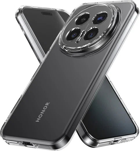 Honor Magic 8 Pro Hoesje Dun TPU Back Cover Transparant afbeelding 1