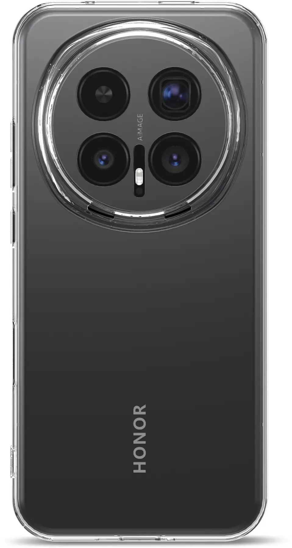 Honor Magic 8 Pro Hoesje Dun TPU Back Cover Transparant afbeelding 4