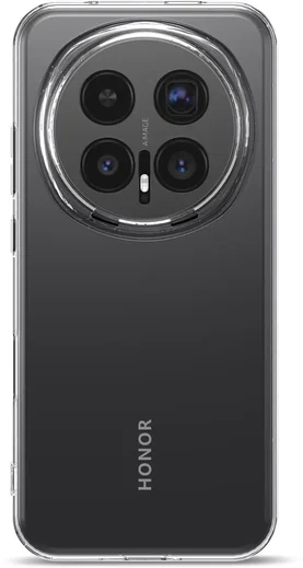 Honor Magic 8 Pro Hoesje Dun TPU Back Cover Transparant afbeelding 4