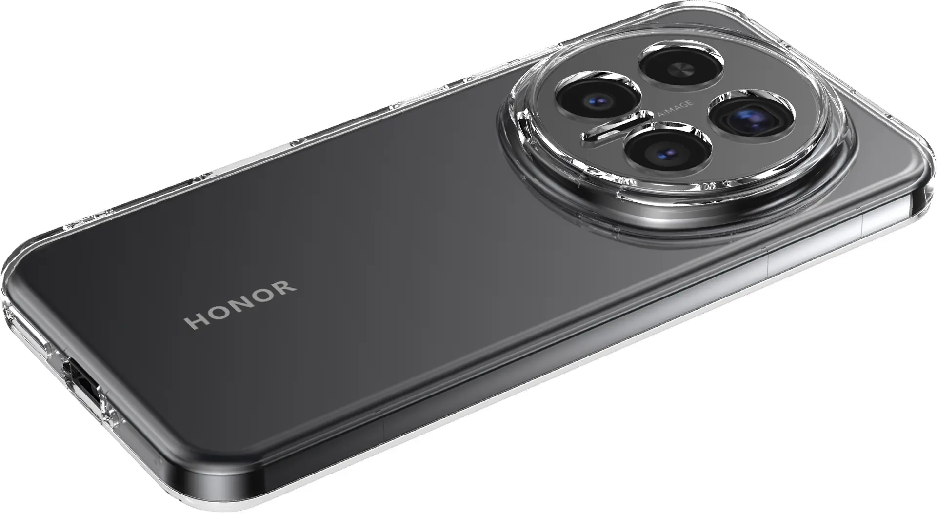 Honor Magic 8 Pro Hoesje Dun TPU Back Cover Transparant afbeelding 10