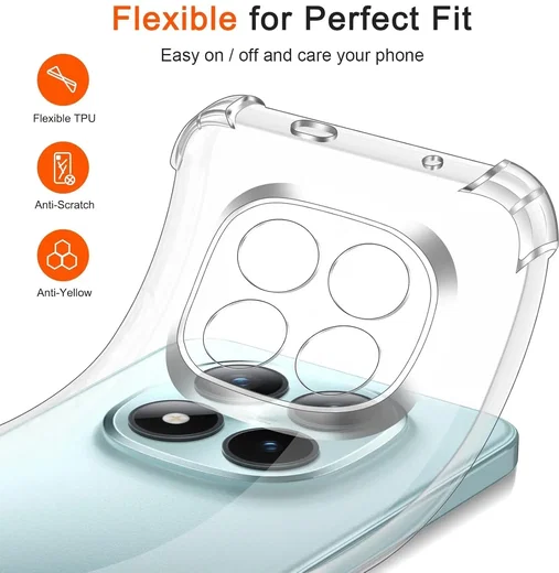 Xiaomi Poco M8 Hoesje Schokbestendig en Dun TPU Back Cover Transparant afbeelding 6