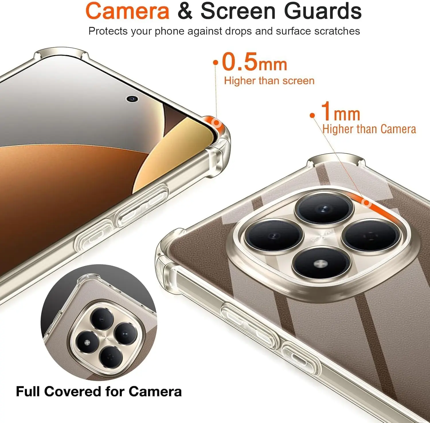 Xiaomi Poco M8 Pro Hoesje Schokbestendig en Dun TPU Back Cover Transparant afbeelding 6