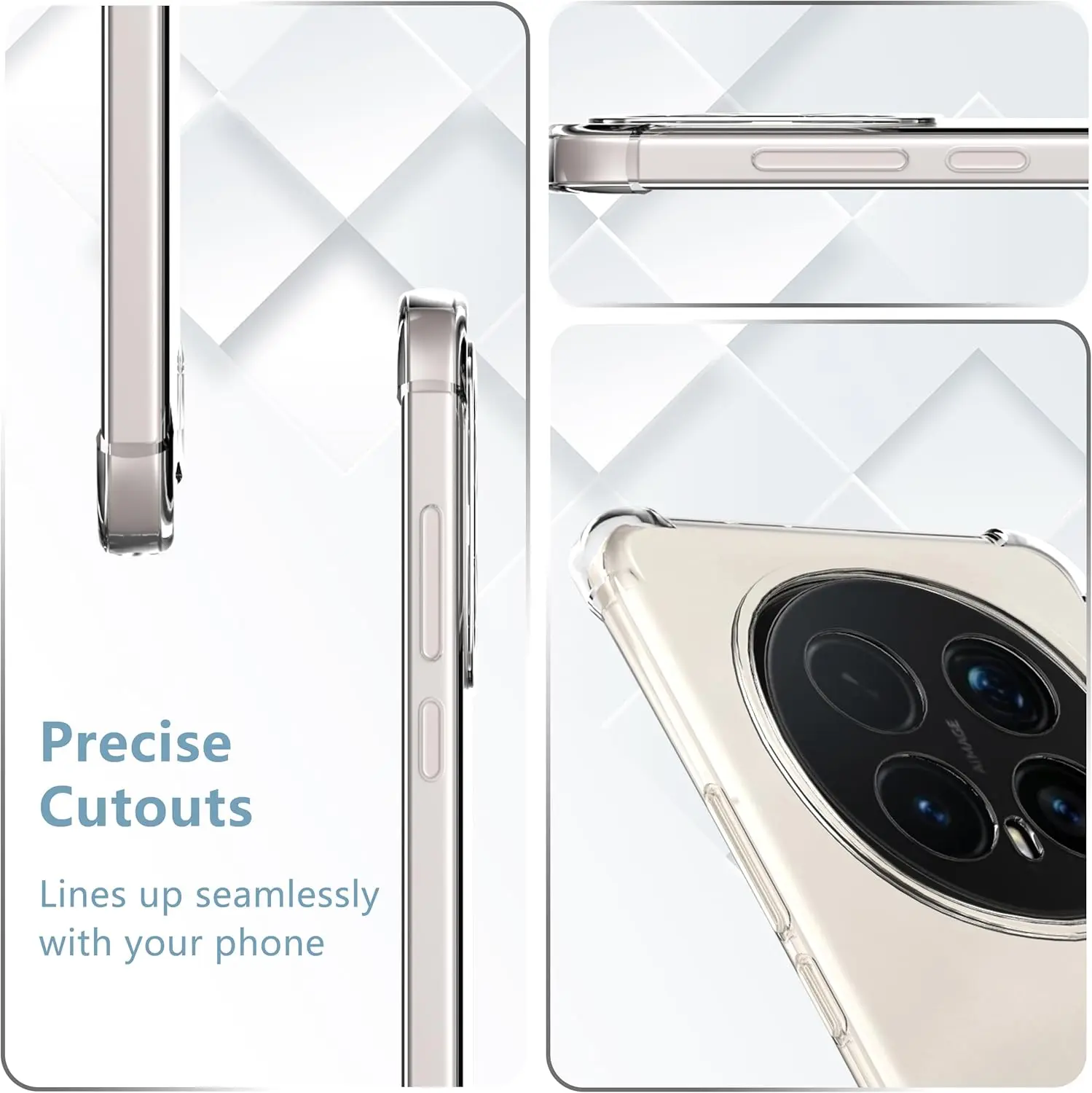 Honor Magic 8 Pro Hoesje Schokbestendig en Dun TPU Back Cover Transparant afbeelding 9