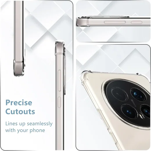 Honor Magic 8 Pro Hoesje Schokbestendig en Dun TPU Back Cover Transparant afbeelding 9