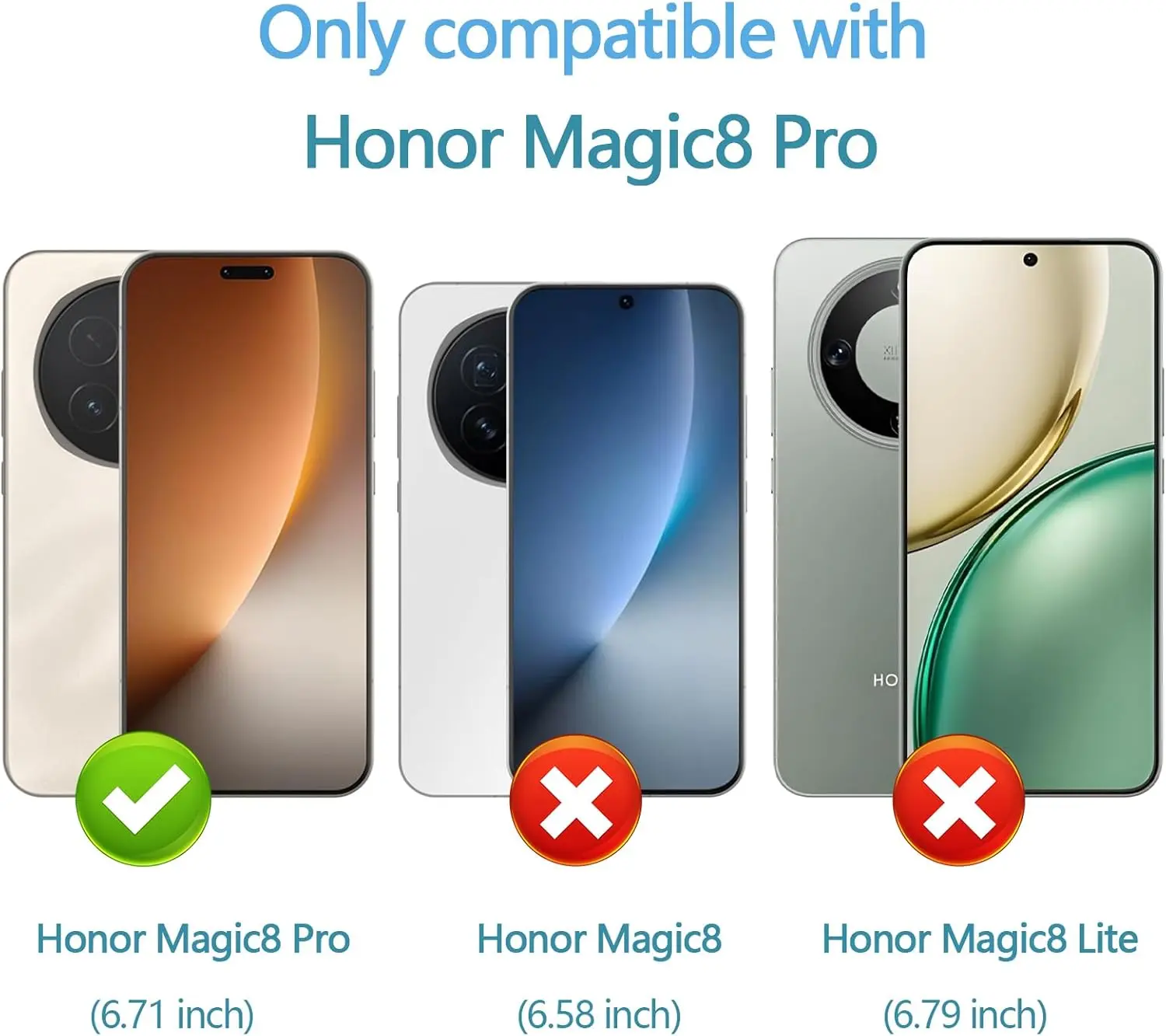 Honor Magic 8 Pro Hoesje Schokbestendig en Dun TPU Back Cover Transparant afbeelding 2