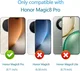 Honor Magic 8 Pro Hoesje Schokbestendig en Dun TPU Back Cover Transparant afbeelding 2