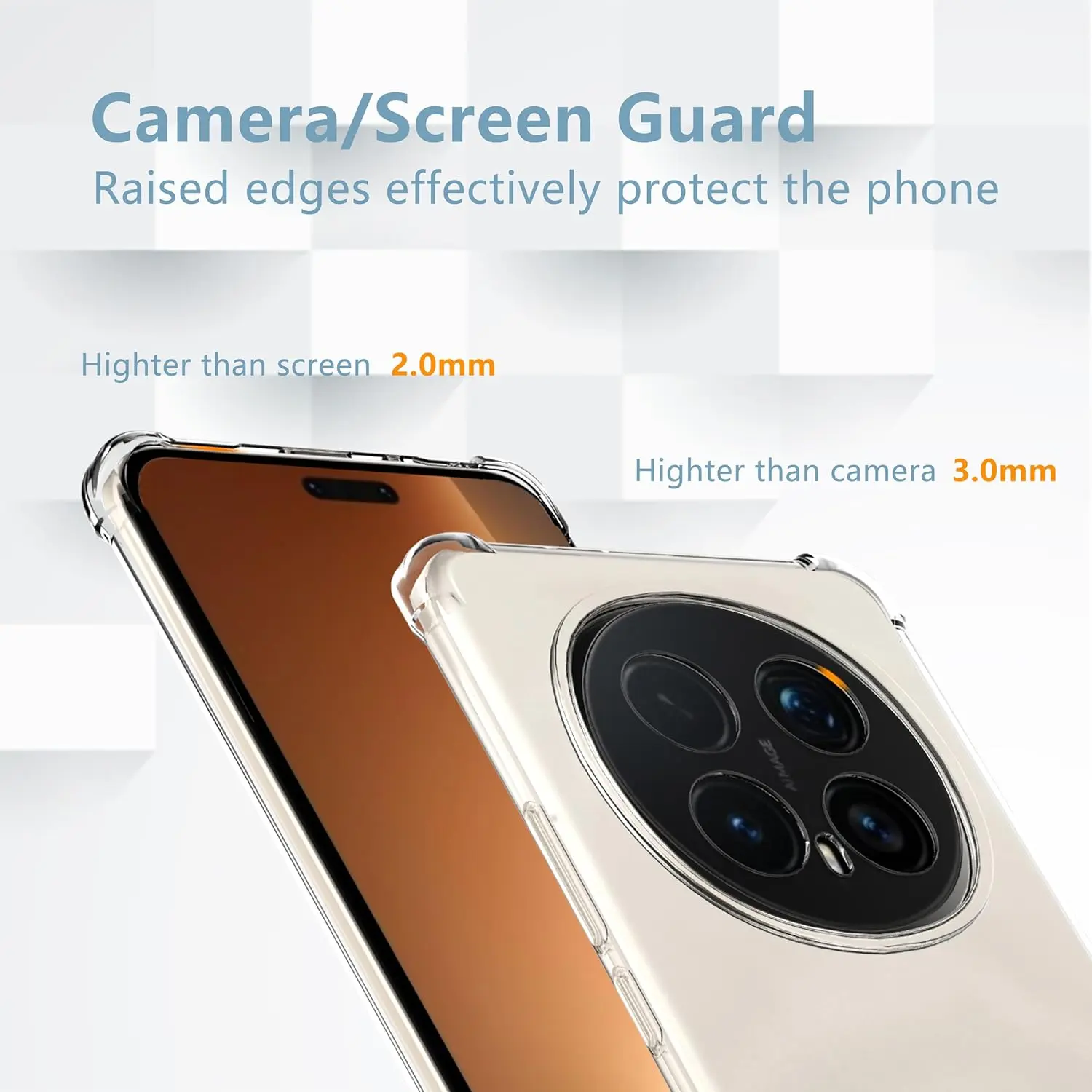 Honor Magic 8 Pro Hoesje Schokbestendig en Dun TPU Back Cover Transparant afbeelding 5