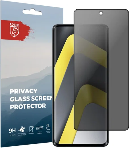 Rosso Xiaomi Poco M8 Pro 9H Tempered Glass Screen Protector Privacy afbeelding 1