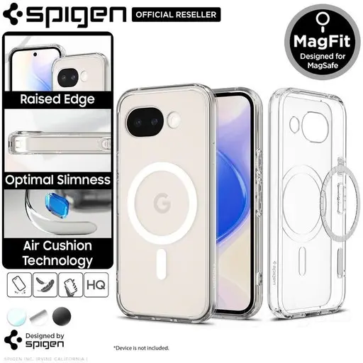 Spigen Ultra Hybrid MagFit Google Pixel 10a Hoesje MagSafe Wit Transparant afbeelding 8