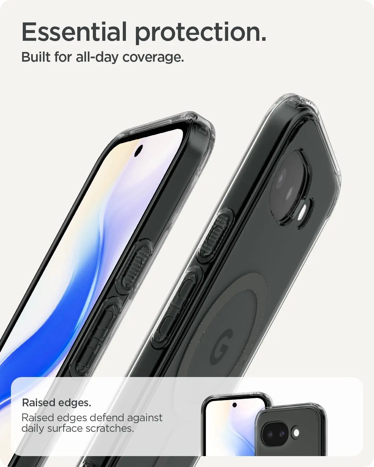 Spigen Ultra Hybrid MagFit Google Pixel 10a Hoesje MagSafe Transparant afbeelding 3