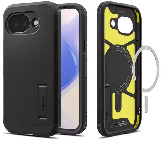 Spigen Tough Armor Google Pixel 10a Hoesje MagFIt Back Cover Zwart afbeelding 1