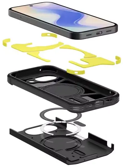 Spigen Tough Armor Google Pixel 10a Hoesje MagFIt Back Cover Zwart afbeelding 6