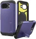 Spigen Tough Armor Google Pixel 10a Hoesje MagSafe Back Cover Paars afbeelding 1