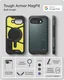 Spigen Tough Armor Google Pixel 10a Hoesje MagSafe Back Cover Grijs afbeelding 6