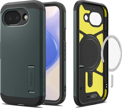 Spigen Tough Armor Google Pixel 10a Hoesje MagSafe Back Cover Grijs afbeelding 3