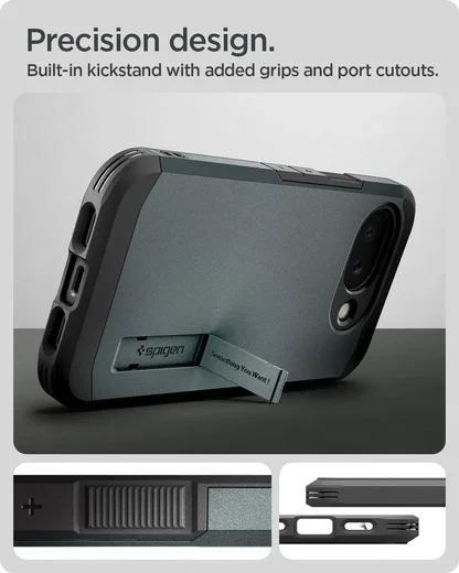 Spigen Tough Armor Google Pixel 10a Hoesje MagSafe Back Cover Grijs afbeelding 5