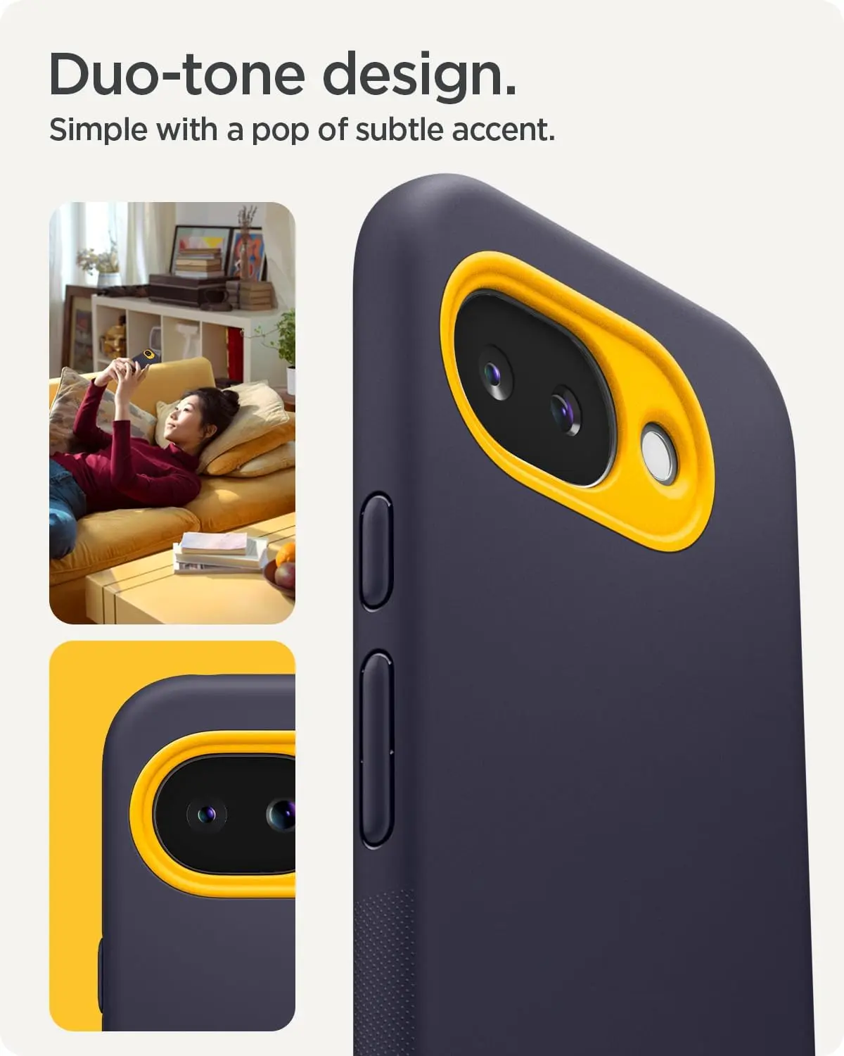 Spigen Nano Pop MagFit Google Pixel 10a Hoesje MagSafe Back Cover Blauw afbeelding 2