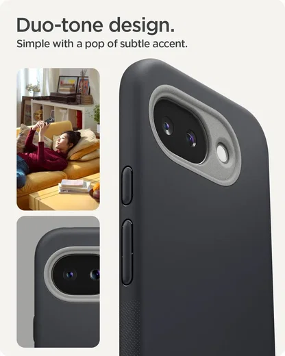 Spigen Nano Pop MagFit Google Pixel 10a Hoesje MagSafe Back Cover Zwart afbeelding 2