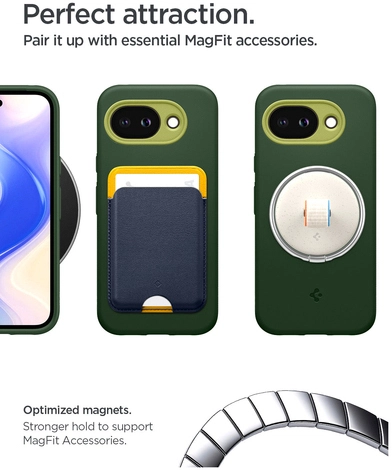 Spigen Nano Pop MagFit Google Pixel 10a Hoesje MagSafe Back Cover Groen afbeelding 9