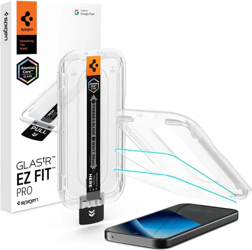Spigen EZ Fit GLAS.tR Google Pixel 10a Screen Protector 2-Pack afbeelding 1