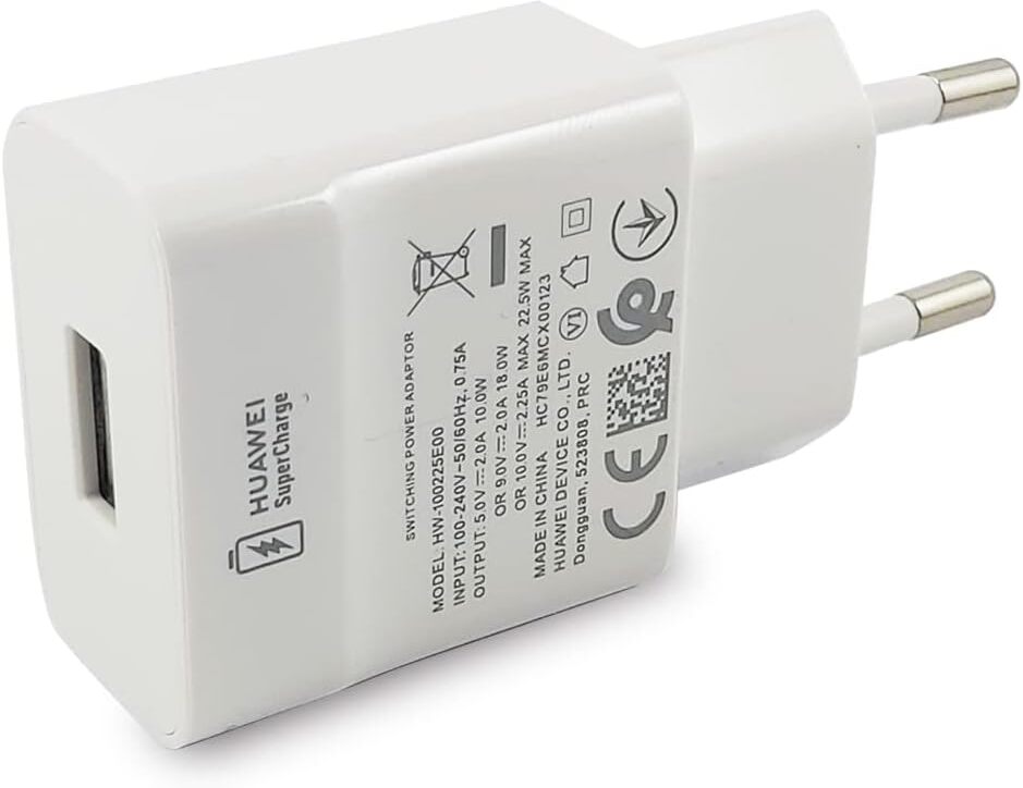 Origineel Huawei 22.5W SuperCharge Wandlader met USB‑A en USB‑C Kabel Wit afbeelding 6