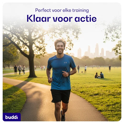 Duo Pack Buddi Pulse Draadloze Oordopjes Noise Cancelling ANC + ENC Zwart afbeelding 7
