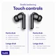 Duo Pack Buddi Pulse Draadloze Oordopjes Noise Cancelling ANC + ENC Zwart afbeelding 8