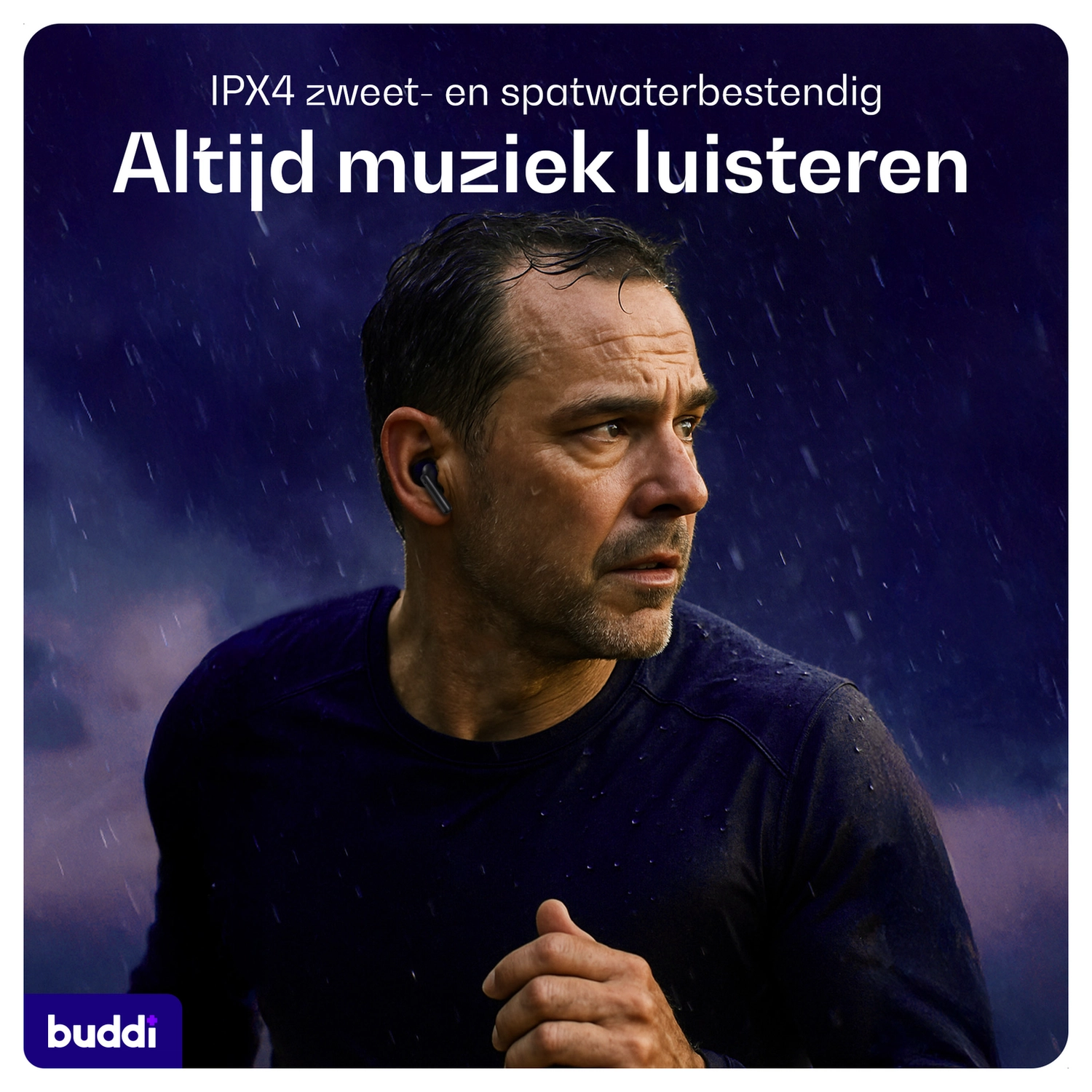 Duo Pack Buddi Pulse Draadloze Oordopjes Noise Cancelling ANC + ENC Zwart afbeelding 9