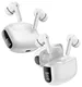 Duo Pack Buddi Pulse Draadloze Oordopjes Noise Cancelling ANC + ENC Wit